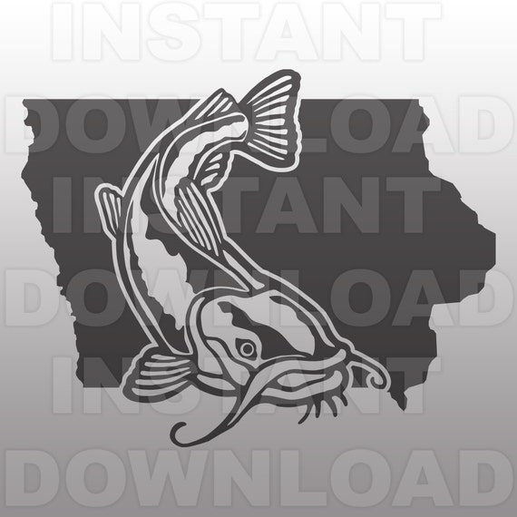 Download Iowa Catfish Svg Filefishing Svgfisherman Svg Vector Art Etsy PSD Mockup Templates