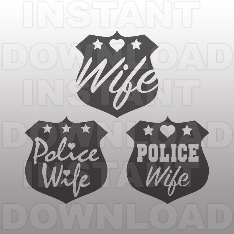 Download Police Badge SVG FilePolice Wife SVGLaw Enforcement svg | Etsy