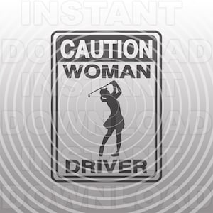Golf divertido diciendo SVG, golfista femenina SVG archivo, mujer golfista SVG -Vector Clipart uso comercial y personal- Cricut,Silhouette Cameo,Calcomanía de vinilo