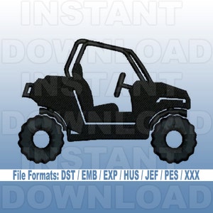 ATV Razor Quad Machine borduurwerk Design - gevulde Stitch -4 X 4 hoepel - PES bestand, JEF bestand, hus bestand, dst bestand, exp bestand - commercieel en persoonlijk gebruik