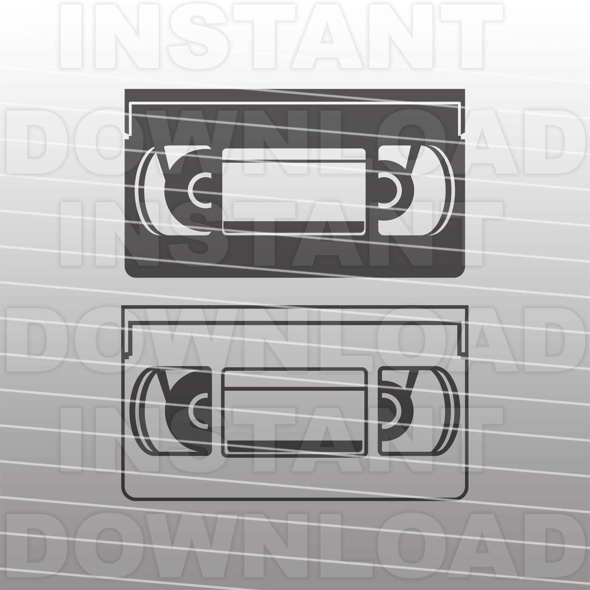 VHS Tape SVG FileVHS Collector svg1980s svgGeek svg Vector Etsy