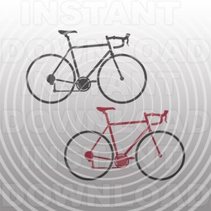 Road Bike SVG File,Road Bicycle Racing SVG,Triathlon svg -Vector Art Commercial & Personal Use- for Cricut,Silhouette Cameo,Vinyl Decal