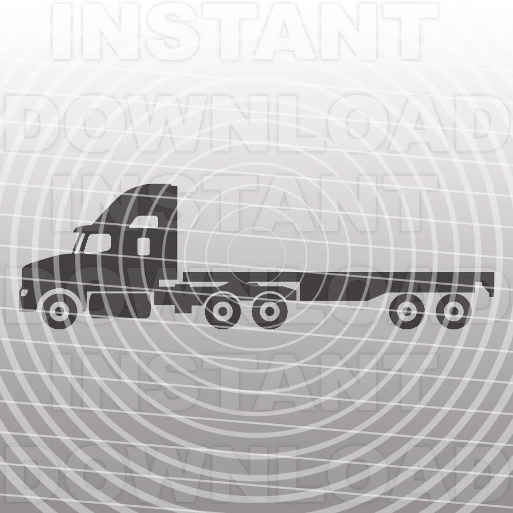 Free Free 162 Semi Truck Svg SVG PNG EPS DXF File