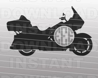 Motocicletta vintage SVG, File SVG di moto, Moto Monogram SVG File-Vector Clip Art Uso personale e commerciale-Cricut,Cameo,Silhouette