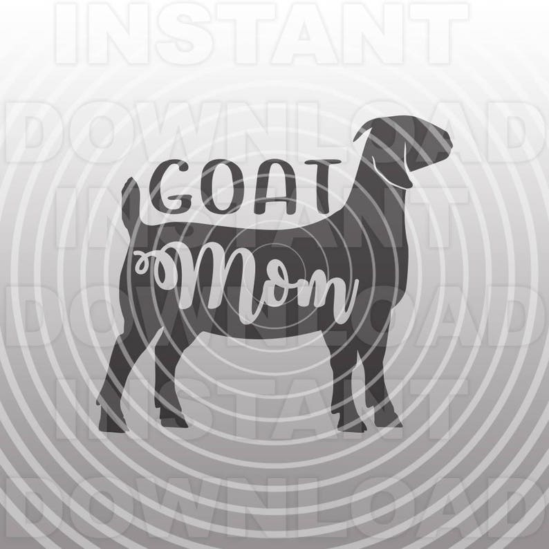 Download Boer Goat Mom SVG FileLivestock svgFarm Animal SVG | Etsy