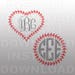 Baseball Softball Stiches Monogram Frames SVG File, cricut svg, silhouette svg, svg cuts, cuttable svg, svg cut file, vector svg, vinyl file