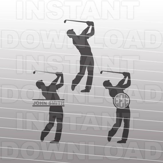 Download Free Golfer Svg File Golf Svg File Golf Monogram Svg File Etsy SVG Cut Files