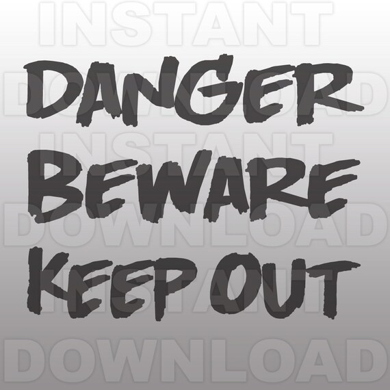 Download Boys Room Svgdanger Beware Keep Out Svg Filekids Room Vinyl Etsy