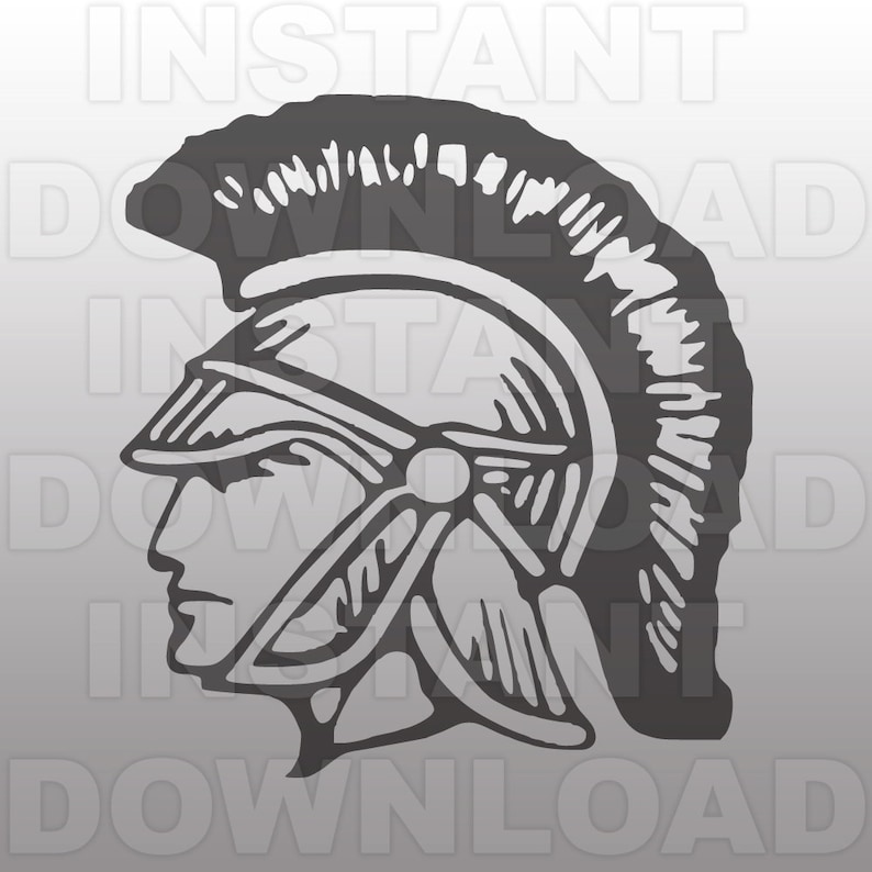 Trojan Mascot SVG