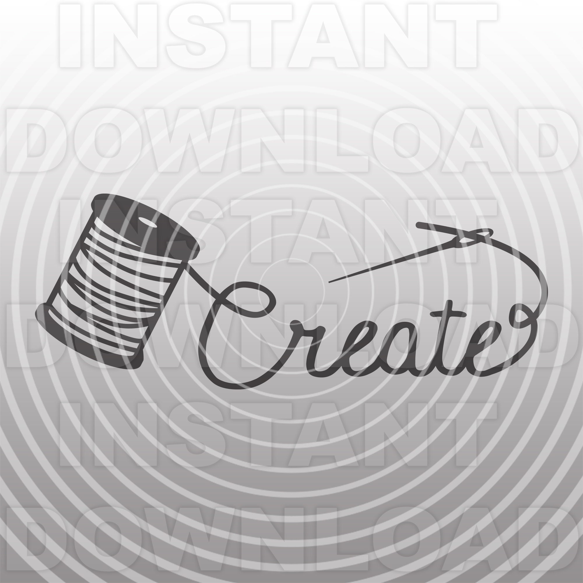 Needle and Thread SVG FileQuilting Quote SVGSewing SVG | Etsy