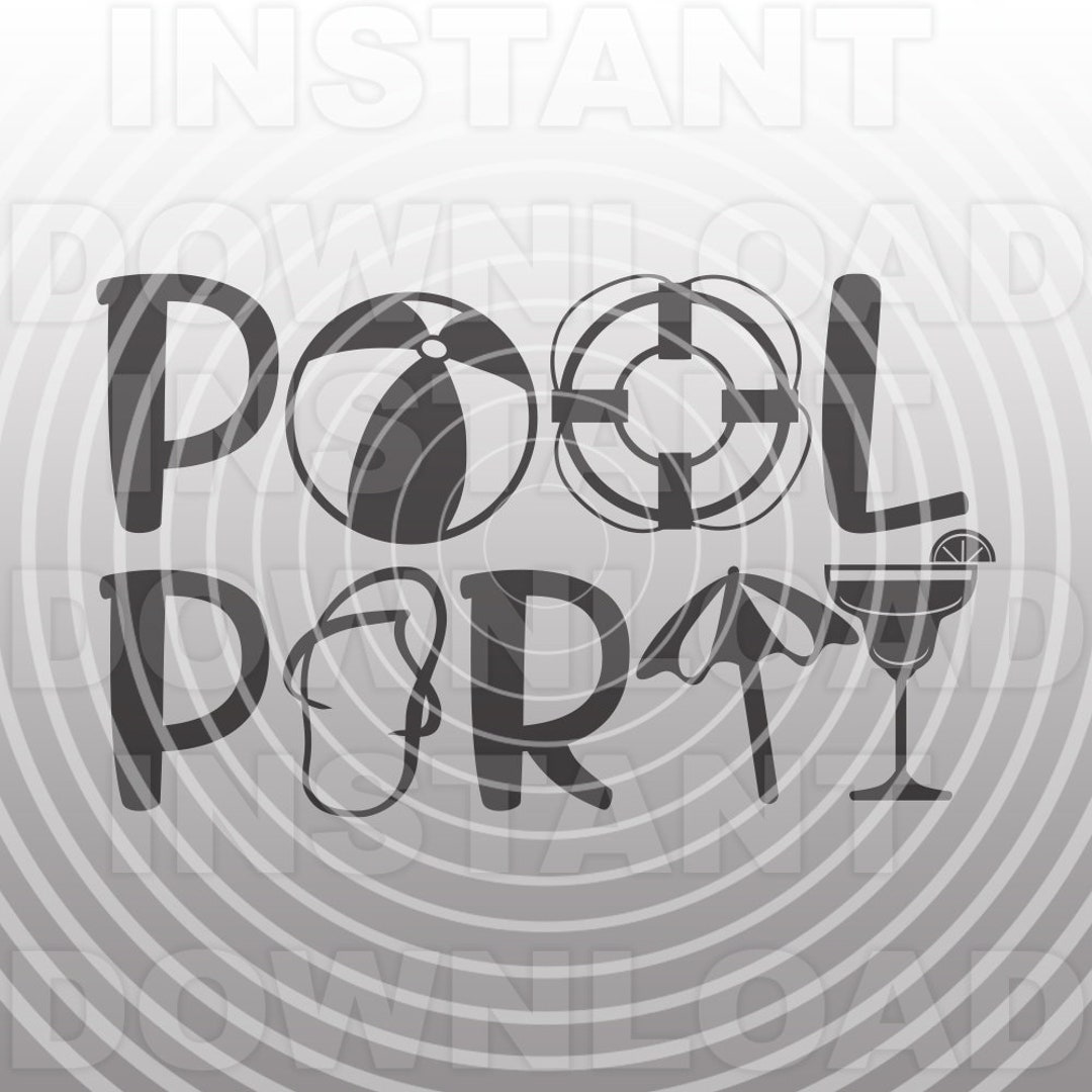 Pool Pass Svg Pool Party SVG Filebeach Ball Svgsummer Svgflip Flops - Etsy Canada