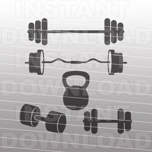 Dumbbell SVG File,barbell Svg,workout Svg,gym Svg,muscles Svg ...