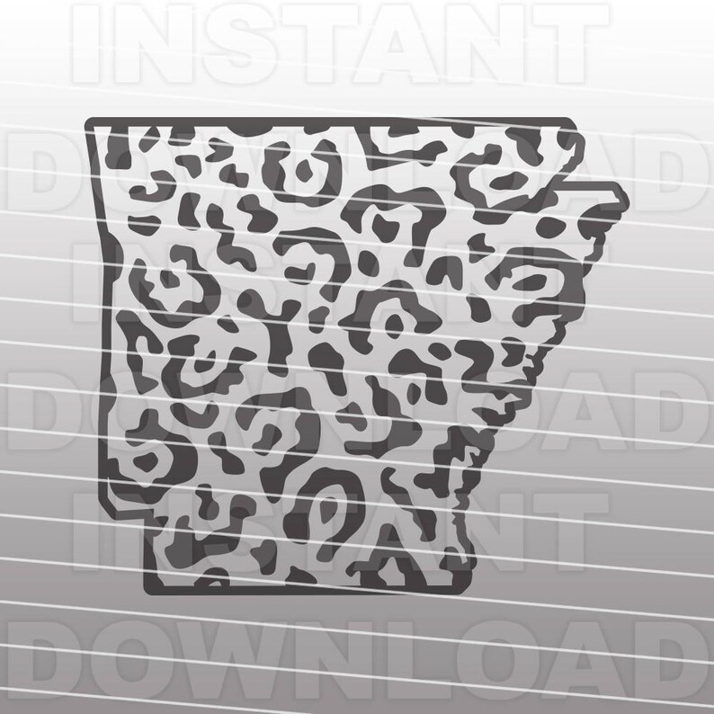 Download Arkansas Leopard Print SVGArkansas SVG FileCutting ...