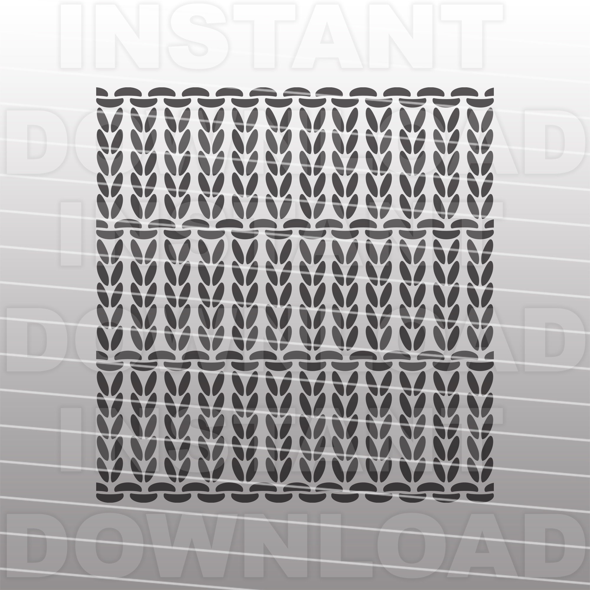 Knitted Pattern SVG File,knitting SVG File,knit Pattern Svg -vector Art ...