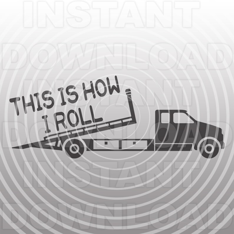 Free Free 309 Silhouette Tow Truck Svg SVG PNG EPS DXF File