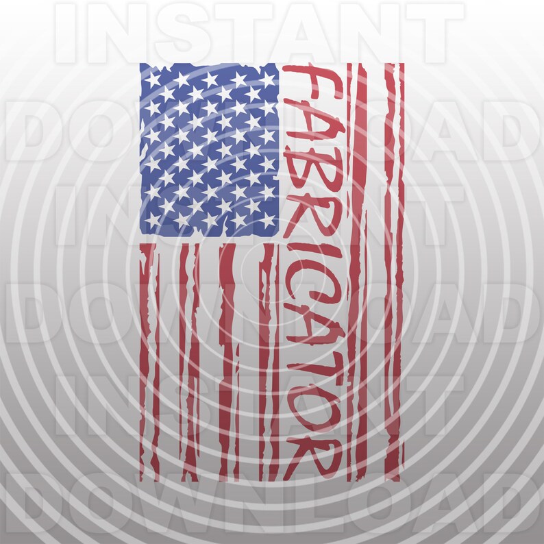 Download Welder Fabricator Distressed American USA Flag SVG File | Etsy