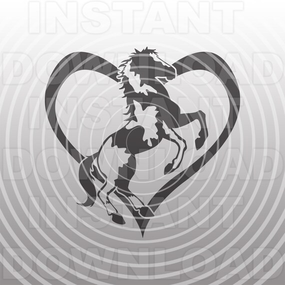 Download American Paint Horse With Heart Svg Filelivestock Svgfarming Etsy 3D SVG Files Ideas | SVG, Paper Crafts, SVG File