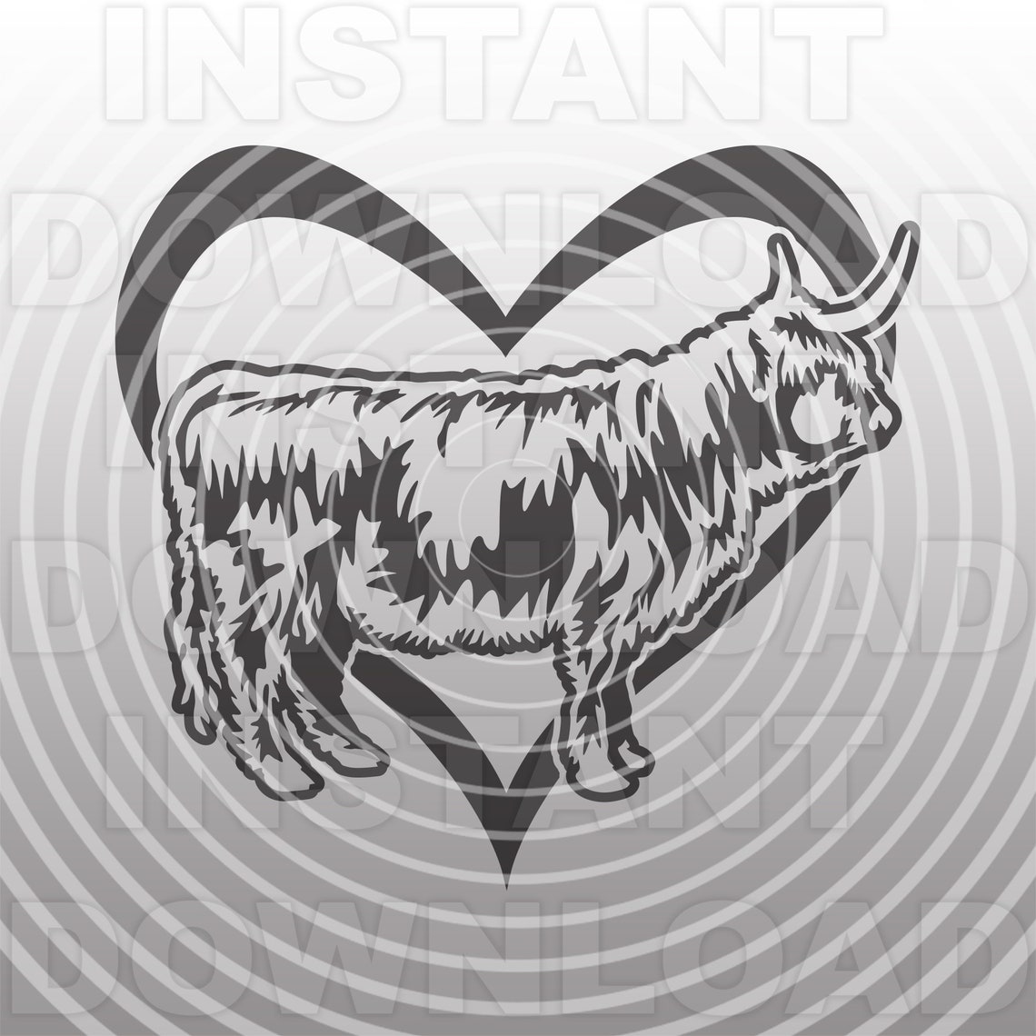 Free Free 297 Scottish Highland Cow Svg SVG PNG EPS DXF File