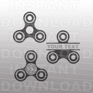 Fidget Spinner Toy SVG File - For Commercial & Personal Use - Vector Art SVG Cut File pour Silhouette et Cricut Cutter