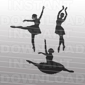 Dancers SVG File Cutting Template-Clip Art for Commercial and Personal Use-Vector Art file for Cricut,SCAL,Cameo,Sizzix,Decal,Vinyl