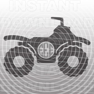 Fichier SVG ATV, Quad SVG, Off Road svg, Véhicule svg, Monogramme svg-Vector Clip Art pour usage commercial et personnel-Cricut, Cameo, Silhouette, Vinyle