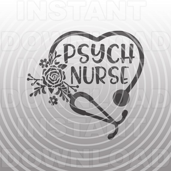 Download Free Floral Stethoscope Svg Filepsych Nurse Svgnursing Svg Vector Etsy SVG Cut Files