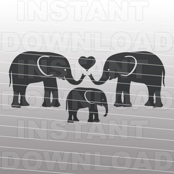 Free Free 349 Elephant Family Svg SVG PNG EPS DXF File