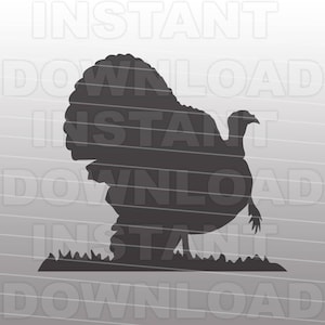 Truthahn SVG-Datei, Truthahn SVG-Datei, Truthahn Jäger SVG-Vektor Clip Art kommerzielle & persönliche Nutzung-Cricut, Cameo, Silhouette, Wärmebildtransfer, Vinyl