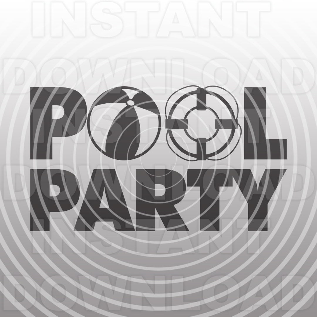 Pool Party SVG Filebeach Ball Svgsummer SVG vector Art - Etsy