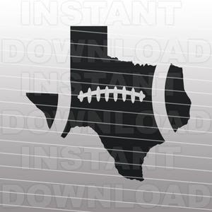 Football Texas Outline SVG File Cutting Template-clip Art for ...