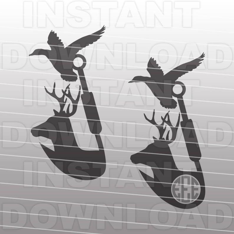 Download Deer Duck Hook SVG FileHunting and Fishing SVG File | Etsy