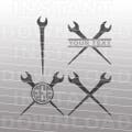 Spud Wrench SVG File,Ironworker SVG,Iron Worker svg -Vector Art for Commercial & Personal Use- Cricut Explore,Cameo,Silhouette,Vinyl Decal