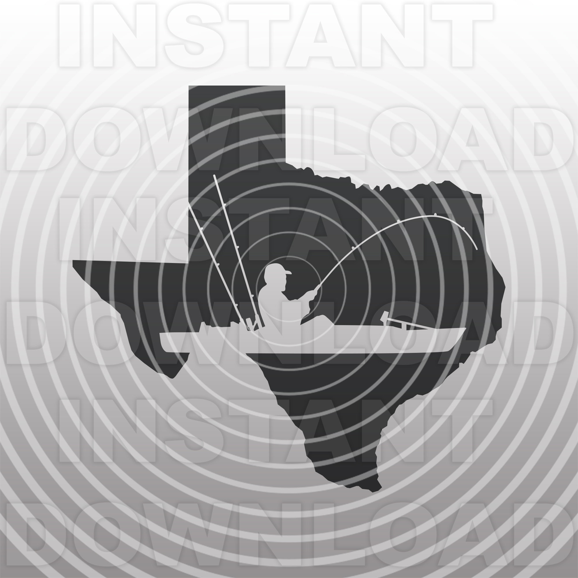 Download Kayak Fishing Svg Filemale Kayaker Svgtexas Kayaking Etsy