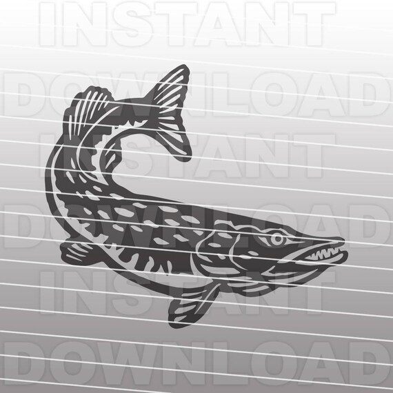 Download Pike Svg Filepike Fishing Svgice Fishing Svgfisherman Svg Etsy
