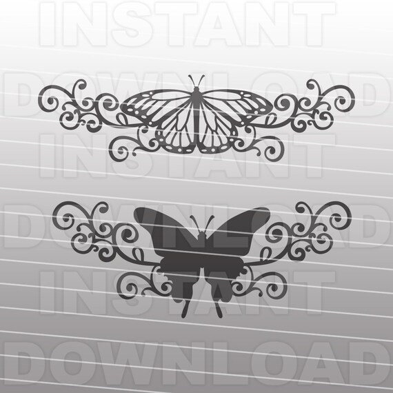Free Free 190 Butterfly Border Svg SVG PNG EPS DXF File