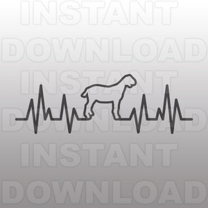 Stock Show SVG File - Heartbeat Show Goat SVG File - Livestock svg -Commercial & Personal Use- Vector Art,Cricut,Silhouette Cameo,vinyl