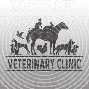 Veterinary Clinic SVG File,Veterinarian SVG File,Vet Tech SVG -Vector Format Commercial/Personal Use- Cricut,Silhouette Cameo,svg for vinyl