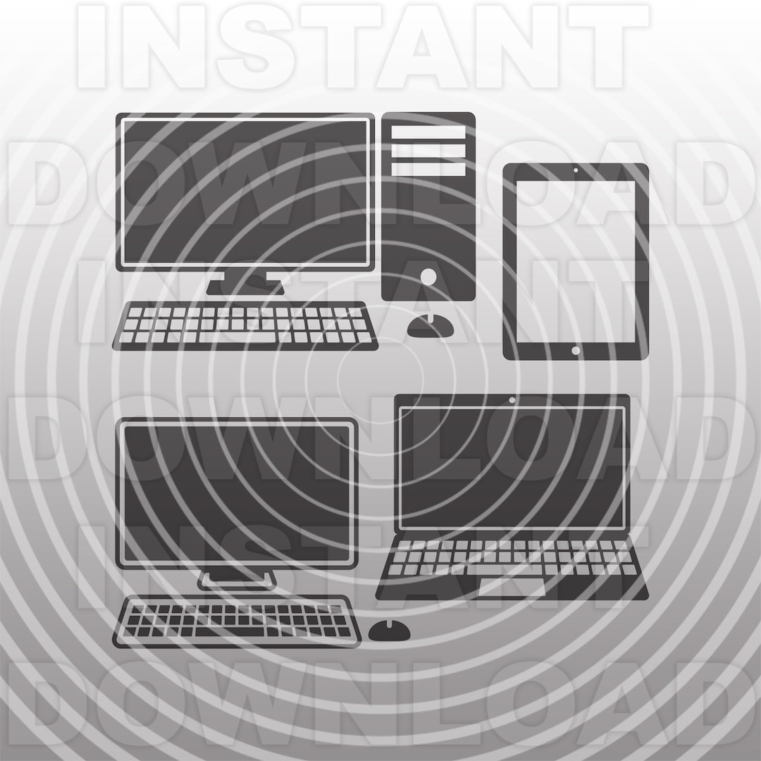 Computers SVG Bundle,laptop Computer Svg,tablet Computer SVG -vector ...