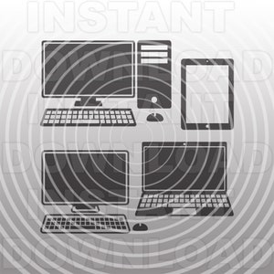 Computers SVG Bundle,Laptop Computer SVG,Tablet Computer SVG -Vector Format Commercial & Personal Use- Cricut,Silhouette,Cameo,Vinyl svg