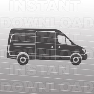 Sprinter Van SVG-Datei, Lieferwagen SVG, Lieferwagen svg-Vector Clip Art kommerzielle & persönliche Nutzung- Cricut,Silhouette,Vinyl Cut