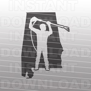 Fichier SVG de pistolet de nettoyeur haute pression, lavage haute pression SVG, svg de l'Alabama pour lavage haute pression, usage commercial et personnel, Cricut, camée Silhouette, vinyle svg