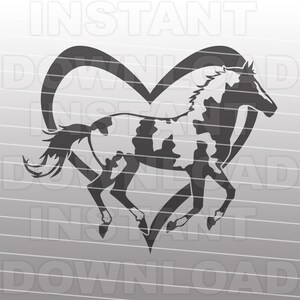 American Paint Horse SVG File,Pinto Horse SVG,Love Horses svg -Vector Clipart Commercial & Personal Use- Cricut,Silhouette Cameo,vinyl decal