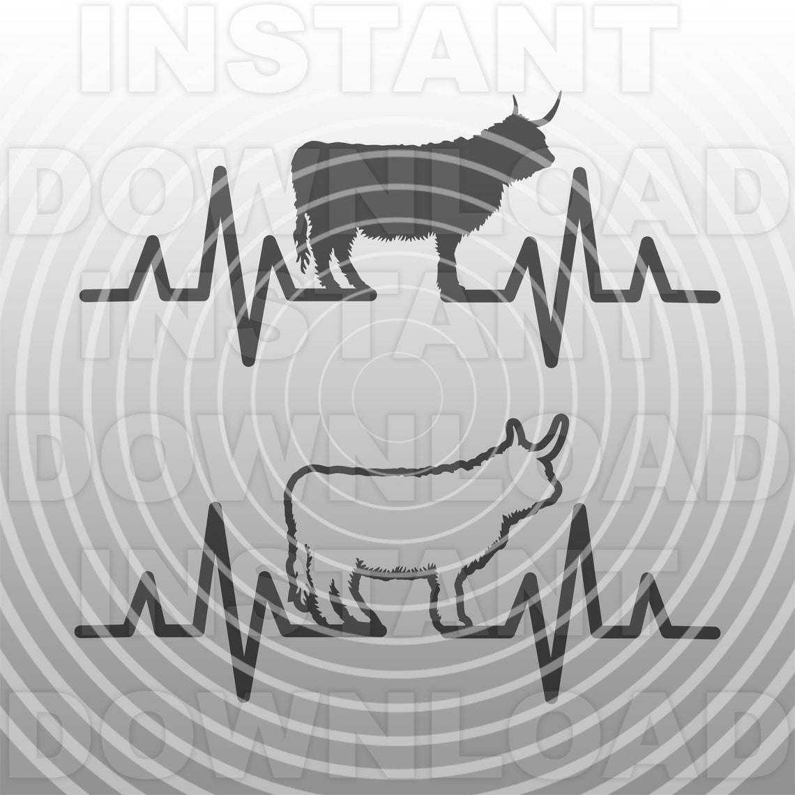 Free Free 297 Scottish Highland Cow Svg SVG PNG EPS DXF File