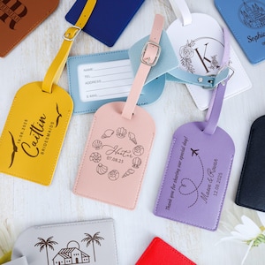 Personalised Luggage Tag, Wedding Favour,Suitcase Tag，Bridal Shower Gifts, Giveaway Gift,Bridesmaid Gifts ,Custom Logo Tag Giveaways Gift