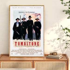 Grabstein Filmplakat, Filmdrucke für Kinoräume, Wandkunst-Dekordruck, Filmposter, benutzerdefinierter Fotodruck
