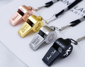 Personalised Whistle with Engraving, Personalized Sport Gift for Coach, Teacher gift , Football Coach Gift Anniversary Gifts for Him