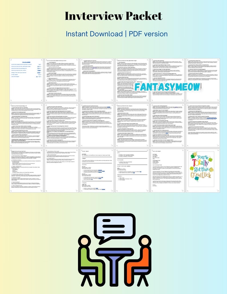 Interview Success Kit 101 | Interview Tips, Resume Template+interview Q ...
