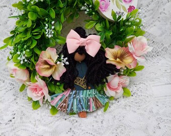 At Ur Front Door Doll Wreath