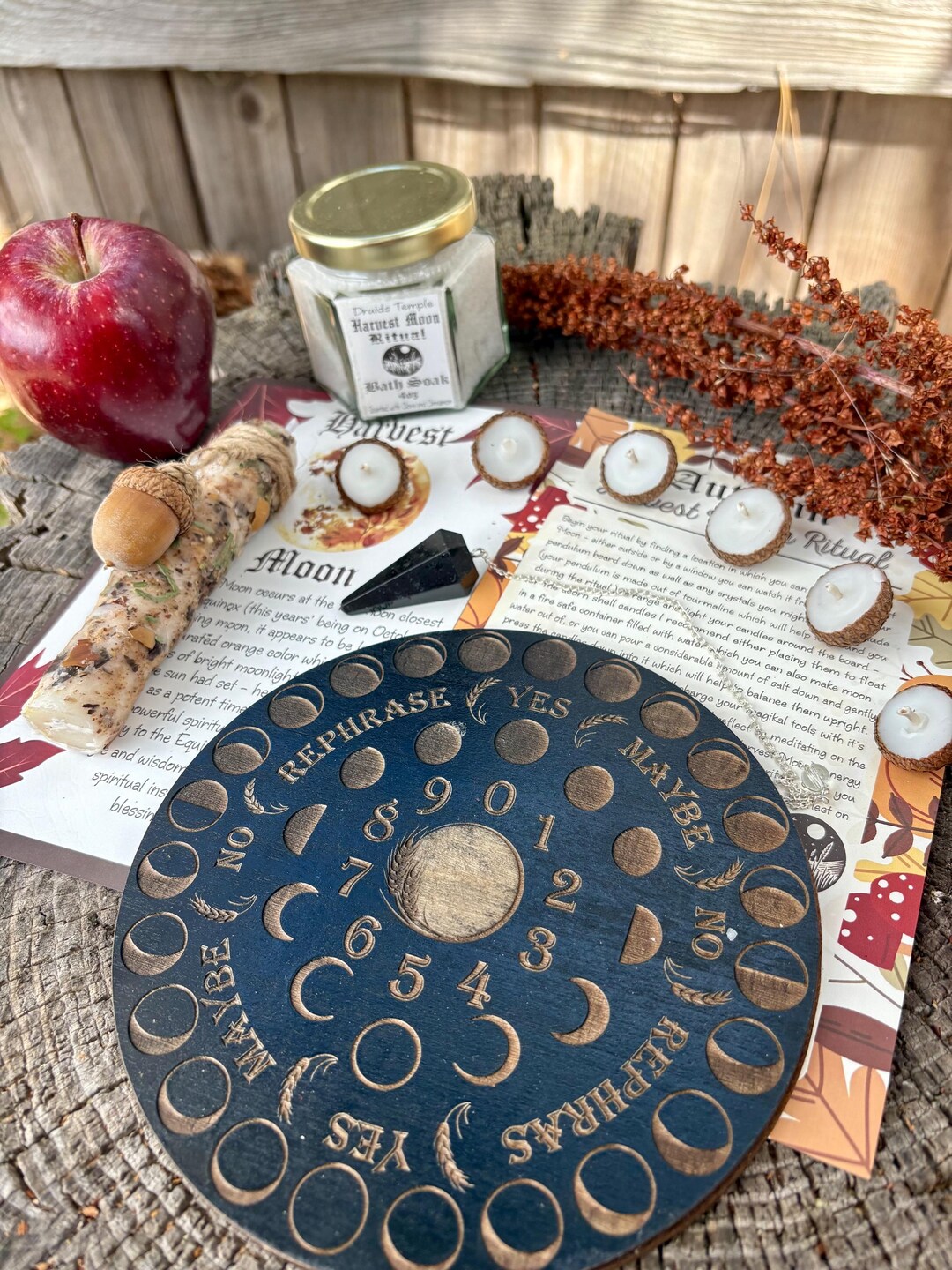 Harvest Moon Kit, Full Moon Ritual Kit, Autumn Equinox Ritual Set ...