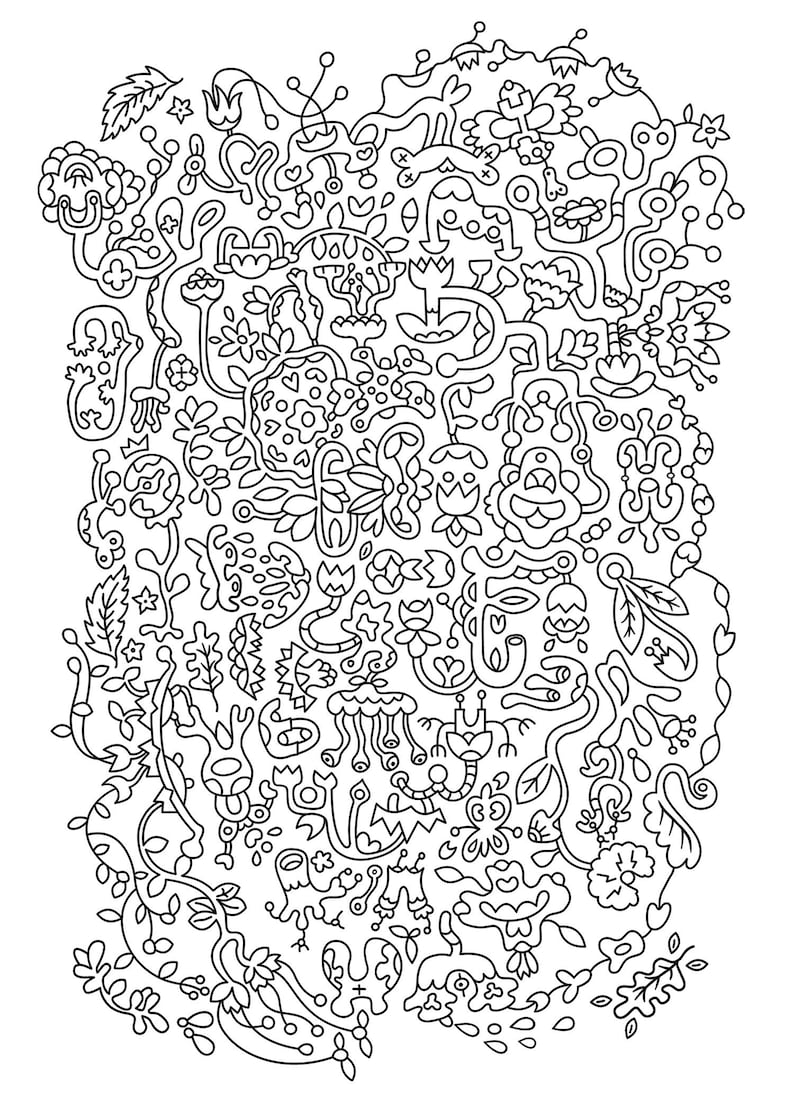 BRICOLAGE cartes de correspondance, cartes de coloration, Art Therapy, soulager le Stress, cartes de couleur, coloriage, astucieux cadeau, cartes de colorier pour adulte, 5 x 7 cartes image 2